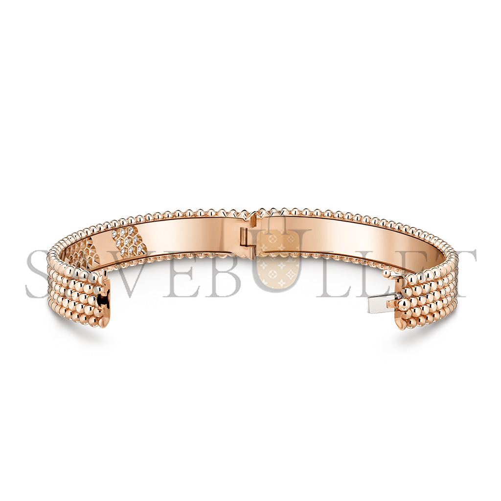 v*n cl*f arpels perlÉe Di*m*nd bracelet, 5 rows of Di*m*nds, large model vcarrpgz700